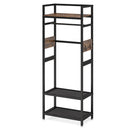 Axyaa Heavy Duty Clothes Rack with Shelf, Freestanding Closet Organizer, Max Load 300LBS