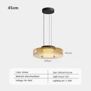 Axyaa Nordic Glass Chandelier: Elegant Lighting for Home Decor
