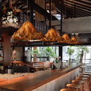 Axyaa Wabi Sabi Lotus Leaf Chandelier Pendant Lights