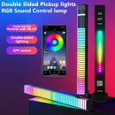 Axyaa RGB Sound Control Double Sided Pickup Light with APP Control for Gaming