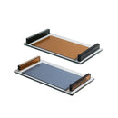 Axya Simple Luxury Glass Tray for Elegant Home Storage and Organization