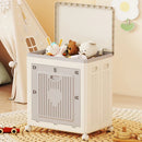 Axyaa Foldable Storage Bin with Wheels, Large Capacity Organizer for Clothes, Quilts, Toys