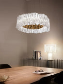 Axyaa Acrylic Wave LED Table Lamp: Modern Luxury Night Light for Bedroom