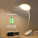 Axyaa Clip Bed Desk Lamp LED Touch 3 Modes Dimming Eye Protection Light