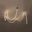 Axyaa Minimalist Rope LED Strip Lamp for Living Room, Office, Exhibition Hall