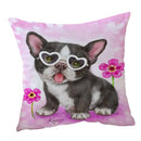 Axyaa Wildlife Animals Cushion Covers 45X45CM Wolf Fox Tiger Christmas Cats Girls
