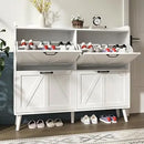 Axyaa Farmhouse Shoe Cabinet with 4 Drawers: Stylish Entryway Storage