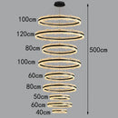 Axyaa LED Chandeliers for Modern Home Decor and Indoor Lighting