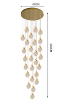 Axyaa Nordic Chandeliers for Dining Room, Hanging Lamps Ceiling Light Fixture