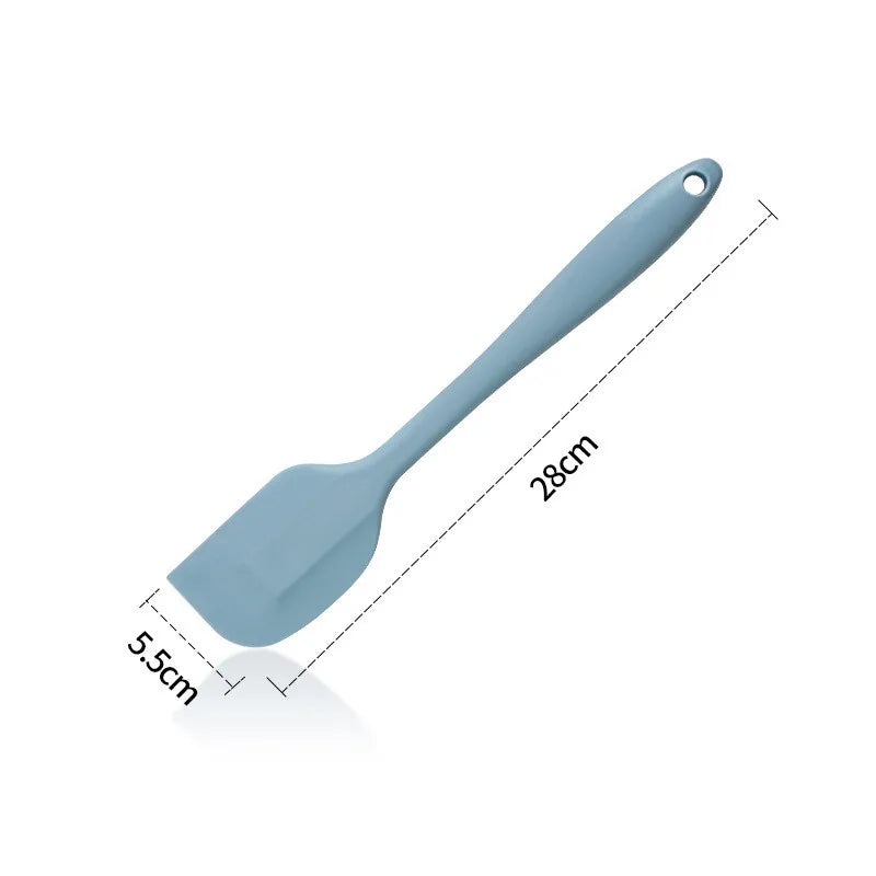 Axyaa Silicone Cream Scraper & Spatula Cutter - Kitchen Baking Pastry Tool