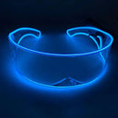 Axyaa Glowing LED Glasses for Halloween Cosplay and Christmas Parties
