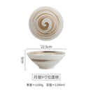 Axyaa Ceramic Ramen Bowl - Rain-Hat Shaped for Home and Restaurant