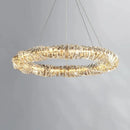 Axyaa Modern Crystal Pendant Light for Light Luxury Restaurant & Living Room