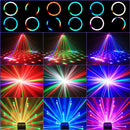 Axyaa Two-armed RGBW Moving Head Lighting with Remote Control for Stage Effects