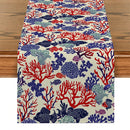 Axyaa Coral Table Runner for Rustic Dining Decor - Wedding Party Home Coffee Hotel