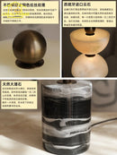 Axyaa Marble Table Lamp: Modern LED Desk Light for Home, Hotel, Study & Office