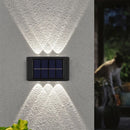 Axyaa Solar LED Courtyard Lights - Outdoor Waterproof Garden Wall Lamp