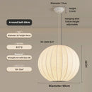 Axyaa Nordic Silk LED Pendant Light for Dining Bar Bedroom.
