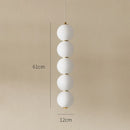 Axyaa Glass Bubble Chandelier Pendant Light - Ceiling Hanging Lamp for Living Bedroom