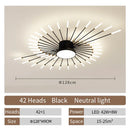 Axyaa Spiral LED Ceiling Lamp: Modern Designer Light for Living Room, Dining, Bedroom