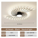 Axyaa Spiral Art LED Ceiling Lamp: Modern Designer Interior Decoration, Living Room, Dining, Bedroom Fixtures