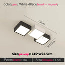 Axyaa Black White Ceiling Lights Modern Home Decoration Lighting Fixtures