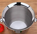 Axya Gold Stainless Steel Ice Bucket Wine Cooler Chiller Barware Champagne Beer Bucket