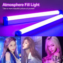 Axyaa LED Video Light Wand Handheld for Vlog Live Streaming