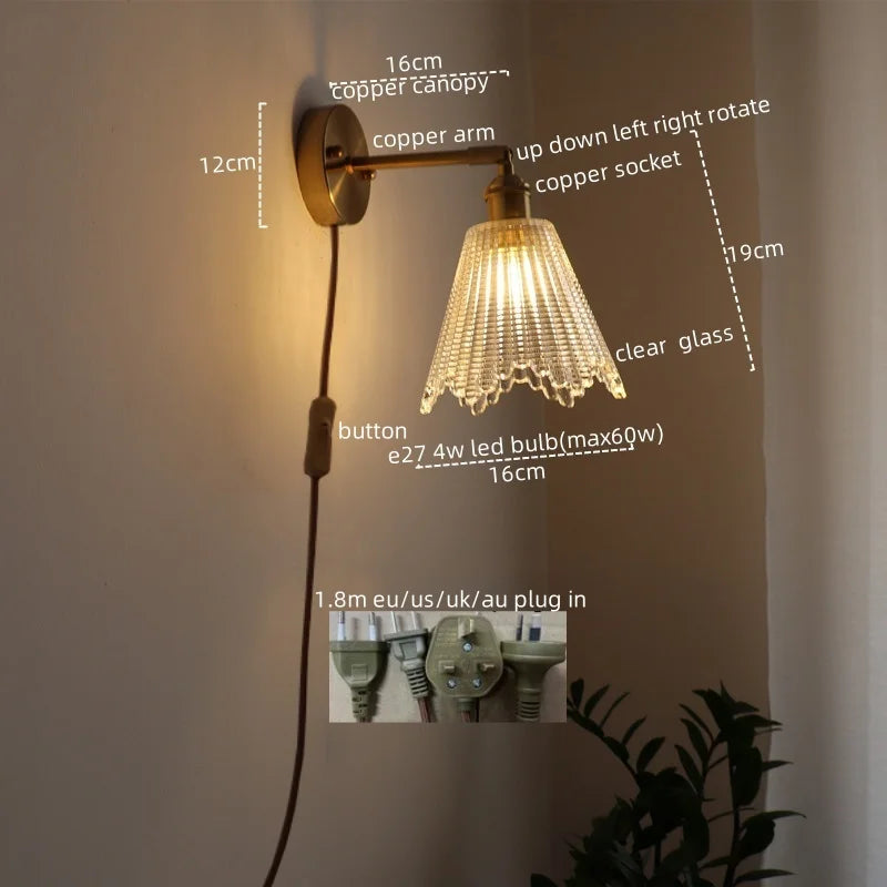 Axyaa Nordic LED Wall Lamps: Modern, Bedroom, Restaurant, Bathroom, Stair Light, Pull Chain Switch