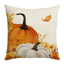 Axyaa Pumpkin Squirrel Print Thanksgiving Pillow Cover 45x45cm Holiday Decor