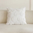 Axyaa Plush Pumpkin Embroidered Halloween Pillow Cover 45x45/50x50cm