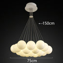 Axyaa Modern Ceiling Chandelier for Dining Room, Hanging Pendant Light Fixture for Living Room
