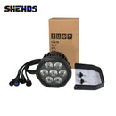 Axyaa 4pcs/6pcs IP65 LED Waterproof Par Light for Party Bar Wedding Concert