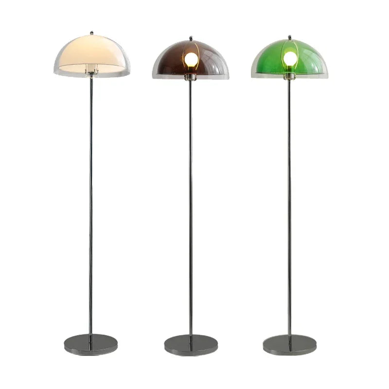Axyaa Nordic Mushroom Floor Lamp for Retro Bauhaus Living Room