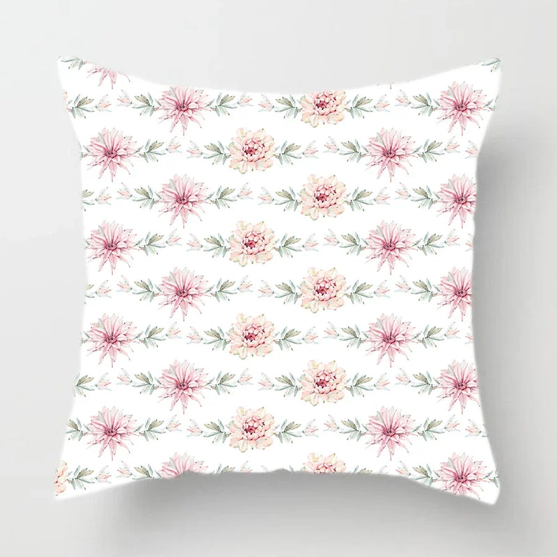 Axyaa Watercolor Cactus Flower Pillow Case 45x45cm