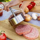 Axyaa Stainless Steel Burger Patty Maker Grill Tool Meat Press Mold