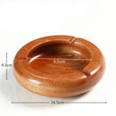 Axyaa Solid Wood Large Cigar Ashtray - Creative Hotel & Restaurant Decor