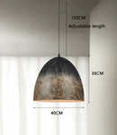 Axyaa Retro Iron Art Pendant Light for Kitchen Island Chandelier