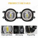 Axyaa Toyota Yaris Vitz Fog Lamp with LED Angel Eyes DRL Turn Signal Chrome Trim