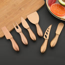 Axyaa Matte Silver Stainless Steel Cutlery Set - 6Pcs Butter Cheese Slicer Cutter