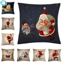 Axyaa Santa Claus Cartoon Decorative Pillowcase 45X45CM