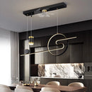Axyaa Modern Ceiling Fan Chandeliers Pendant Lights with LED for Living Room and Dining Room
