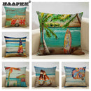 Axyaa Linen Pillow Case 45x45cm for Home Decor and Relaxation