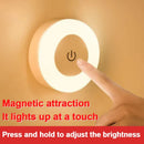 Axyaa Mini LED Touch Night Light with USB Recharge & Magnetic Base