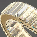 Axyaa Crystal Chandelier Pendant Lamp for Living Room Dining Room Ceiling Light