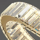 Axyaa Crystal Chandelier Pendant Light for Luxury Living Room and Dining Room
