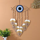 Axyaa Evil Eye Dreamcatcher Boho Wall Decor Handmade Feather Dreamcatcher Art