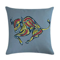 Gemini Libra Taurus Pillow Case by Axyaa: Linen Sofa Car Decorative Cover