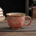 Axyaa Nordic Ceramic Coffee Cup Set - High Value Coarse Pottery Mug for Couples