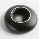 Axyaa Black Frosted Ceramic Western Steak Plate Set